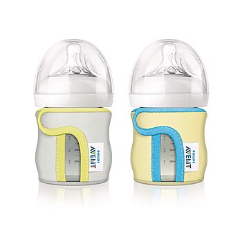محافظ شیشه شیر نچرال پیرکس ۱۲۰ میلی‌لیتر فیلیپس اونت PHILIPS AVENT مدل SCF675/01