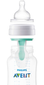 شیشه شیر کلاسیک ۱۲۵ میلی‌لیتر با سوپاپ AirFree فیلیپس اونت PHILIPS AVENT سری AntiColic - بدون جعبه - Image 7