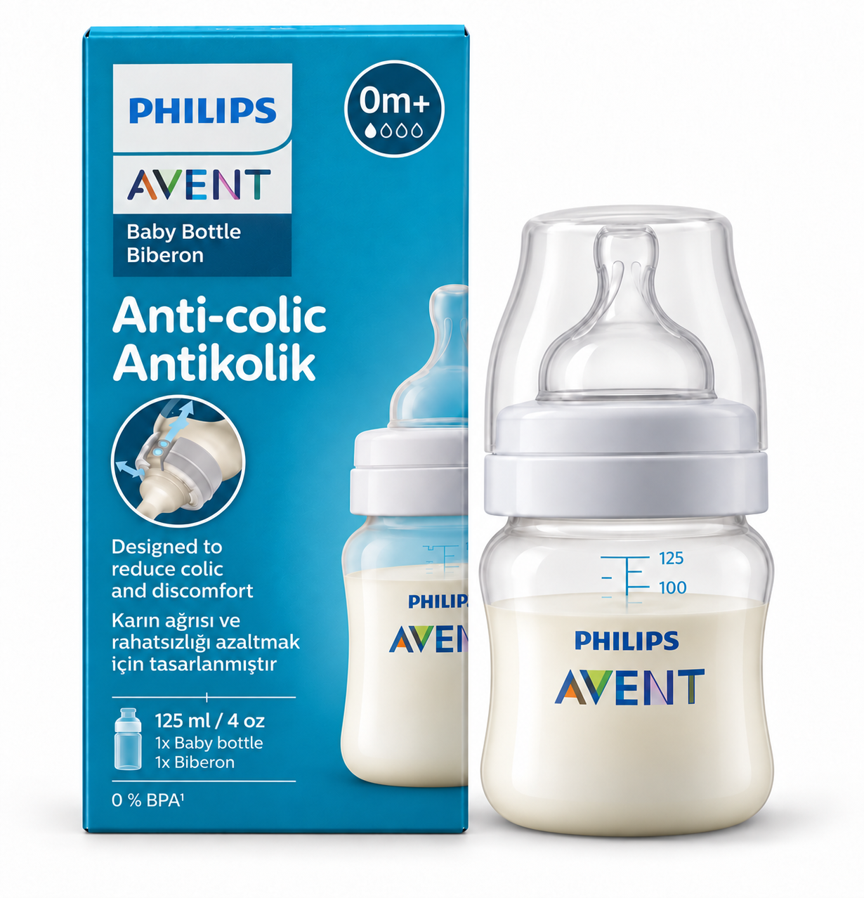 babybottle-scy100-01-cover شیشه شیر کلاسیک ۱۲۵ میلیلیتر فیلیپس اونت PHILIPS AVENT سری AntiColic