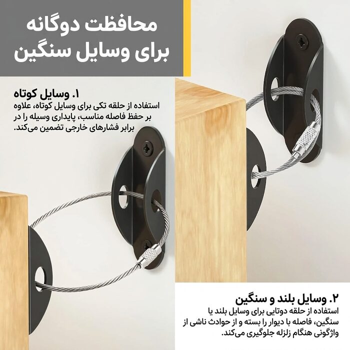 نصب تسمه ایمنی ASE833 برای وسایل کوتاه و بلند