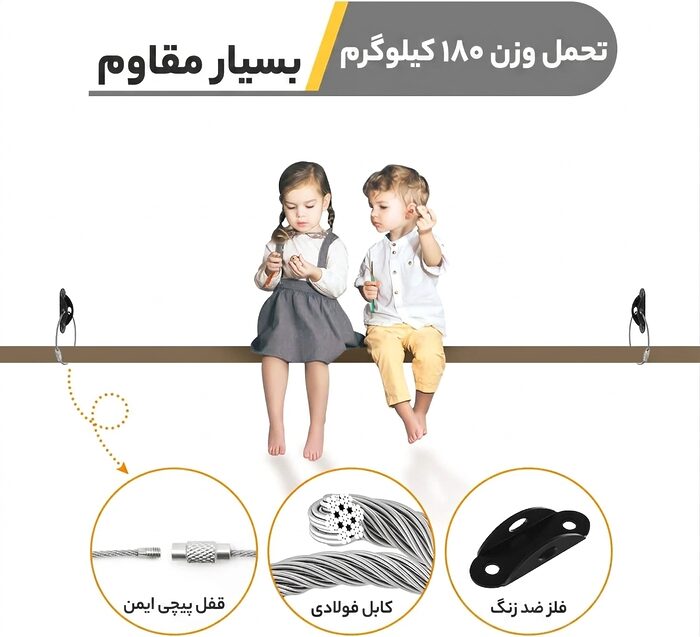 تحمل وزن بالای تسمه ایمنی ضد واژگونی کمد و مبلمان ASE833