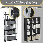 روش نصب تسمه ایمنی ضد واژگونی روی کتابخانه و کمد