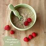 قاشق پری اسپون سیلیکونی کودک دو عددی مدل ASR844 ساخته‌شده از سیلیکون نرم
