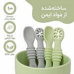 معرفی مواد ایمن و فاقد BPA در قاشق پری اسپون سیلیکونی کودک دو عددی مدل ASR844