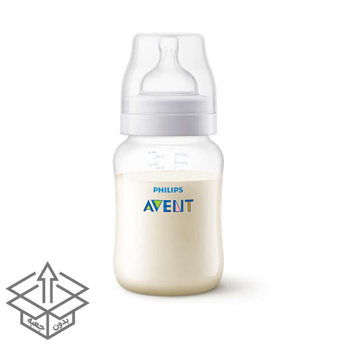 شیشه شیر کلاسیک ۲۶۰ میلی‌لیتر فیلیپس اونت PHILIPS AVENT سری AntiColic – بدون جعبه