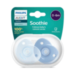 پستانک ارتودنسی انگشتی ۰ تا ۶ ماه دوتایی فیلیپس اونت Philips Avent مدل SCF099/21