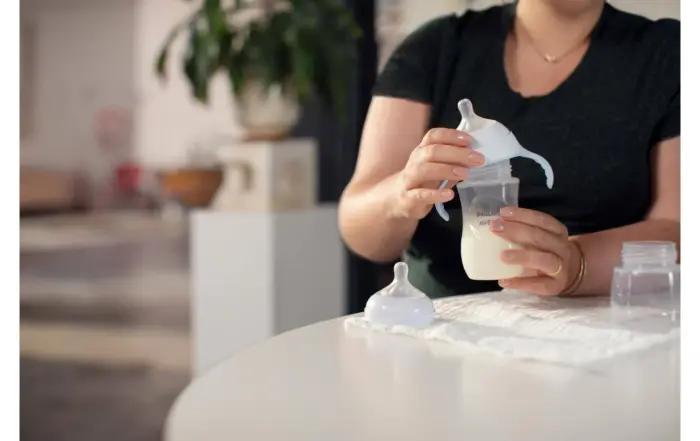 شیشه شیر نچرال دسته‌دار ۱۵۰ میلی لیتر فیلیپس اونت PHILIPS AVENT سری Response - Image 2