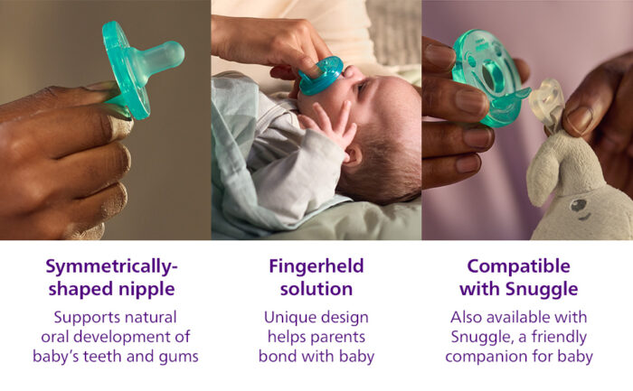 پستانک ارتودنسی انگشتی ۳ تا ۱۸ ماه تکی فیلیپس اونت Philips AVENT به همراه محفظه - Image 4