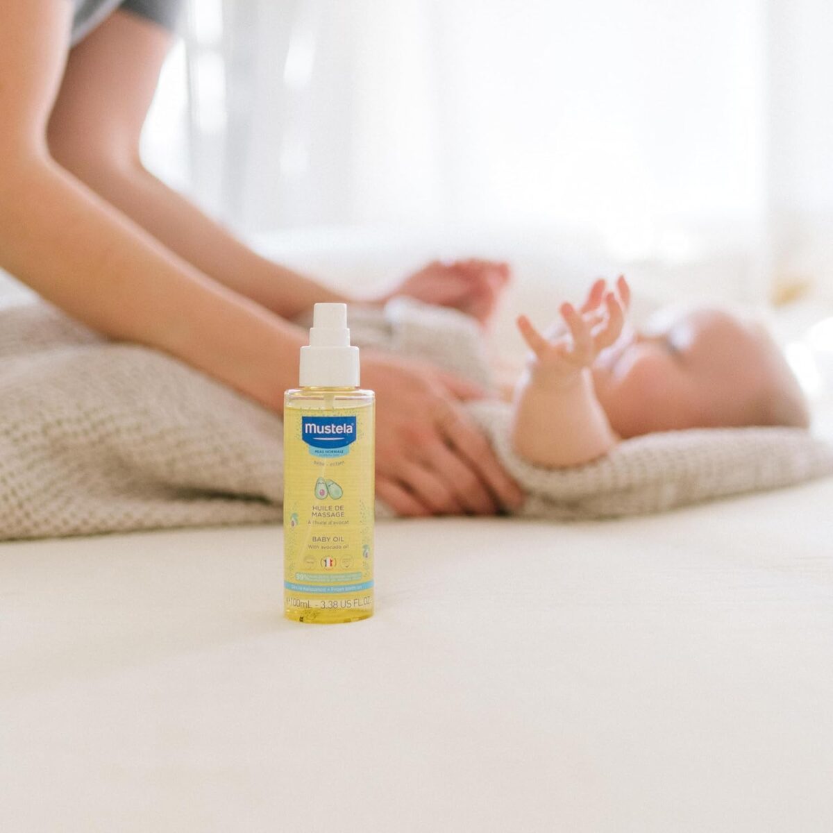 روغن ماساژ نوزاد 100ML موستلا Mustela 1 Mustela Baby Oil