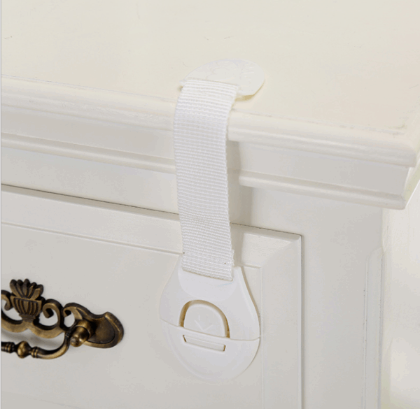 قفل کابینت کودک مدل پارچه‌ای AST899 – بسته ۴ عددی 6