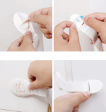 قفل کابینت کودک مدل پارچه‌ای AST899 – بسته ۴ عددی - Image 6