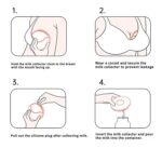 صدف سینه سیلیکونی جمع کننده شیر مادر دوتایی AST157/02-04