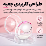 طراحی کاربردی جعبه صدف سینه سیلیکونی جمع‌کننده شیر مادر دوتایی مدل AST157/02