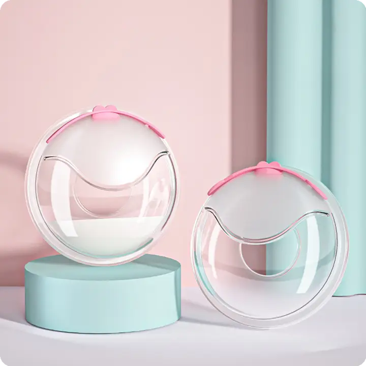 breast-milk-collector-ast157-02-cover صدف سینه سیلیکونی جمع کننده شیر مادر دوتایی AST157/02