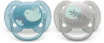 پستانک ارتودنسی ۶ تا ۱۸ ماه دوتایی فیلیپس اونت سری Ultrasoft مدل SCF091/15 طرح جوجه و گندم