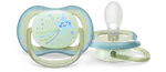 پستانک ارتودنسی ۰تا۶ ماه دوتایی شب و روز فیلیپس اونت PHILIPS AVENT سری UltraAir مدل SCF085/69 شبتاب