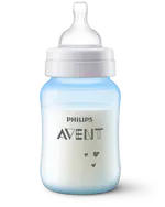 طرح پشتی شیشه شیر کلاسیک ۲۶۰ میلی‌لیتر فیلیپس اونت PHILIPS AVENT سری AntiColic - طرح فیل