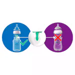 سوپاپ شیشه نچرال در مقایسه با آنتی کولیک SCD807-00