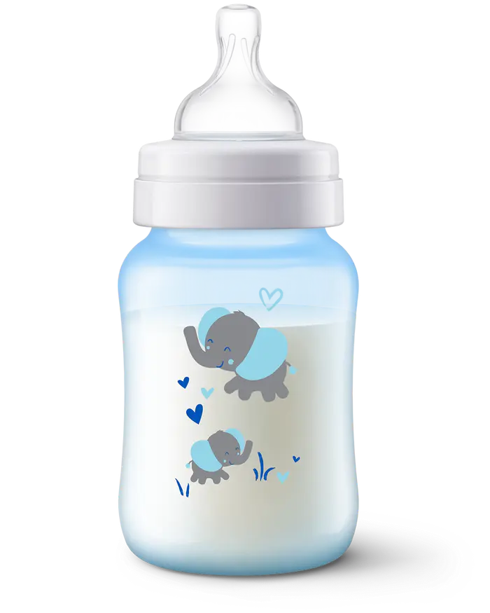 شیشه شیر کلاسیک ۲۶۰ میلی‌لیتر فیلیپس اونت PHILIPS AVENT سری AntiColic - طرح فیل - Image 5