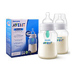 شیشه شیر کلاسیک 260 میلی‌لیتر دوتایی با سوپاپ AirFree فیلیپس اونت سری AntiColic