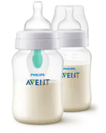 شیشه شیر کلاسیک ۲۶۰ میلی‌لیتر دوتایی با سوپاپ AirFree فیلیپس اونت سری AntiColic - Image 6