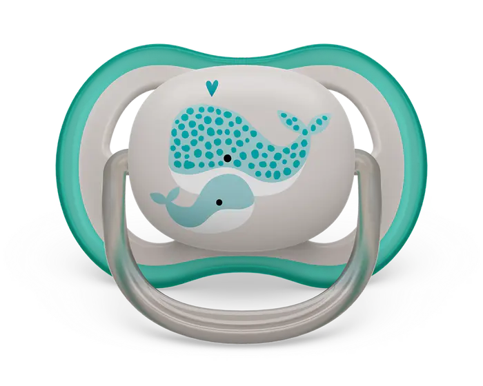 پستانک ارتودنسی بالای ۱۸ ماه دوتایی فیلیپس اونت PHILIPS AVENT سری UltraAir مدل SCF349/24 وال آبی