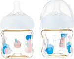 دو عدد شیشه شیر نچرال ۱۲۵ میلی‌لیتر PPSU فیلیپس اونت سری UltraSoft نمای جلو