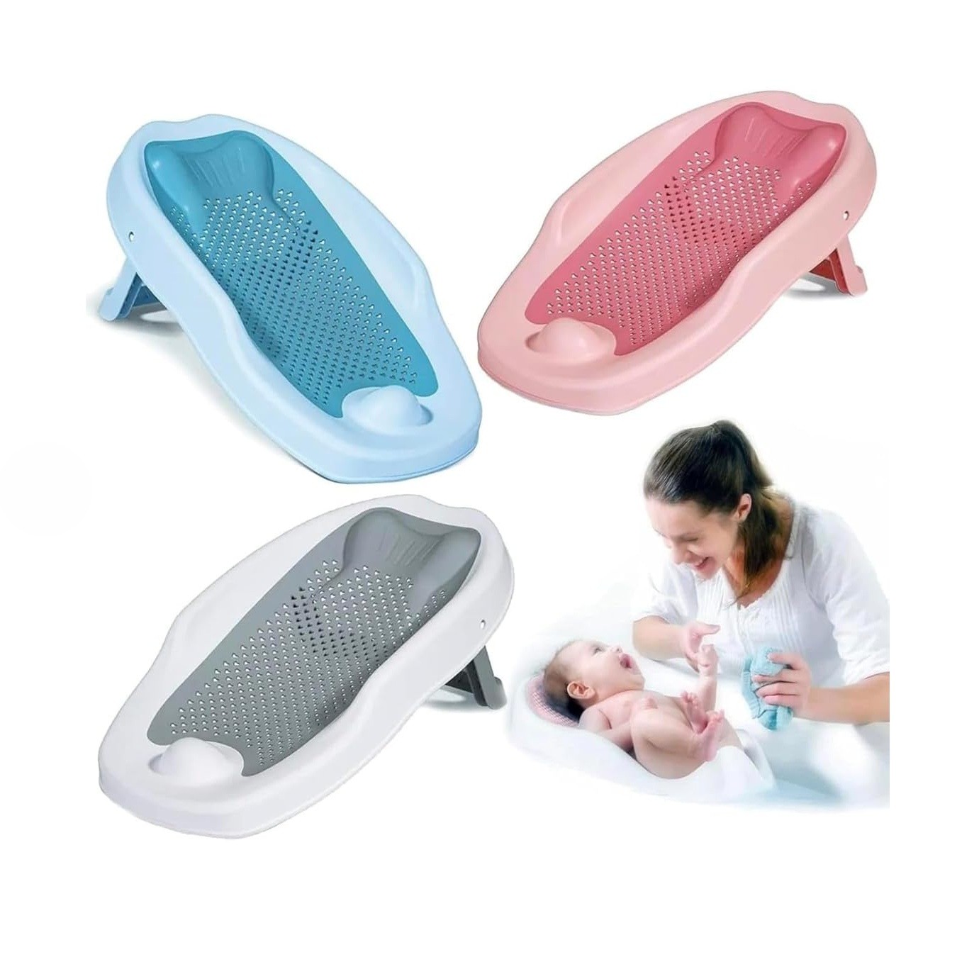 ast560-silicone-baby-bath-support-cover آسانشور سیلیکونی حمام کودک مدل AST560